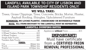 Landfill closing day